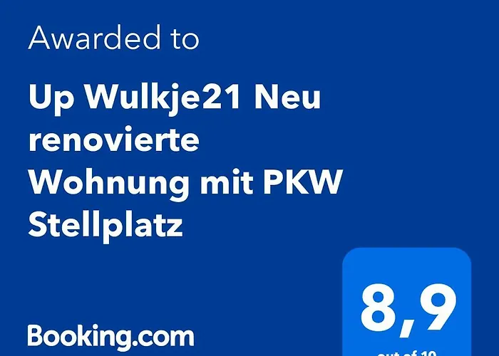 Up Wulkje21 Neu Renovierte Mit Pkw Stellplatz * Emden